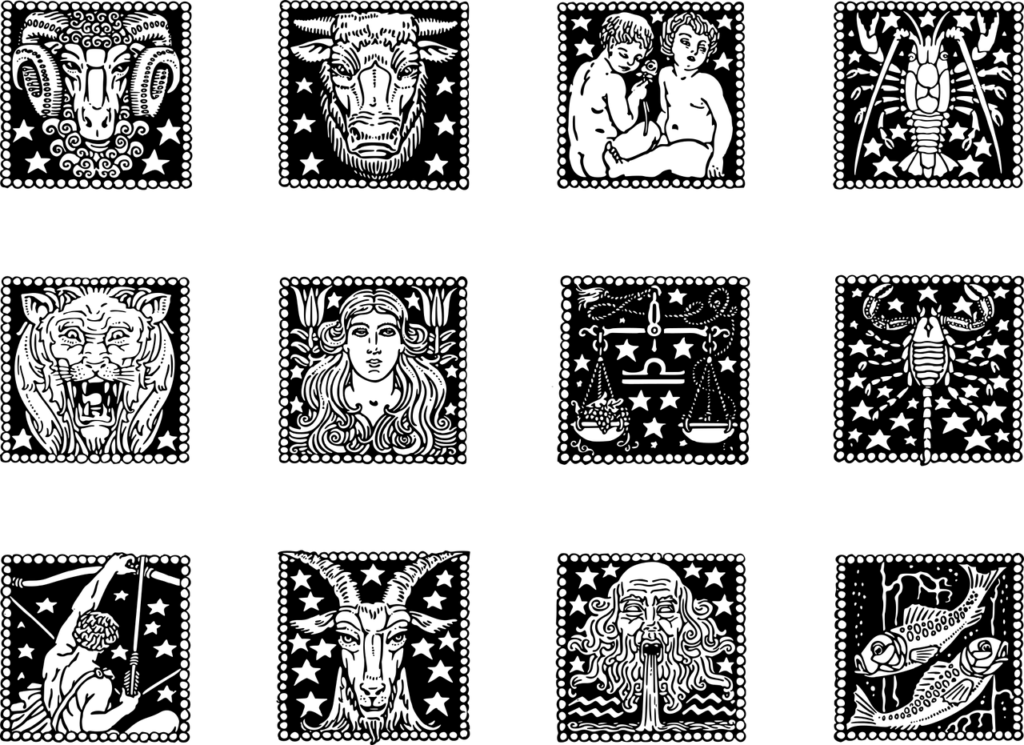 Zodiac Sign Numbers, Signs and their symbols & owners - Image two